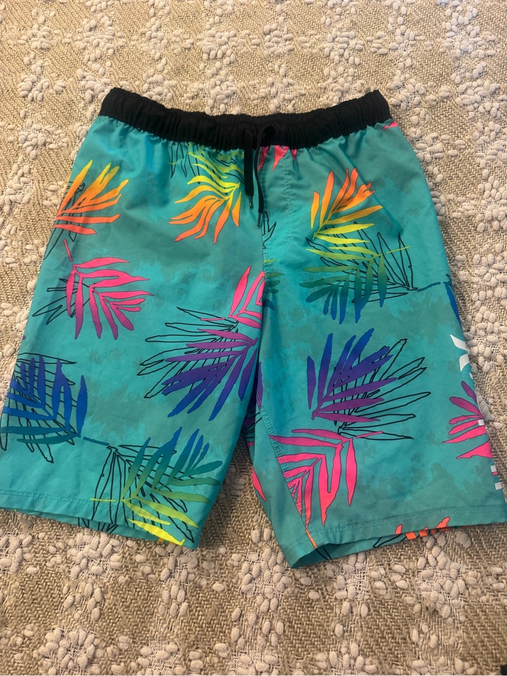 Hurley Palm Tree Swim Trunks Multiple Sizes 14/16